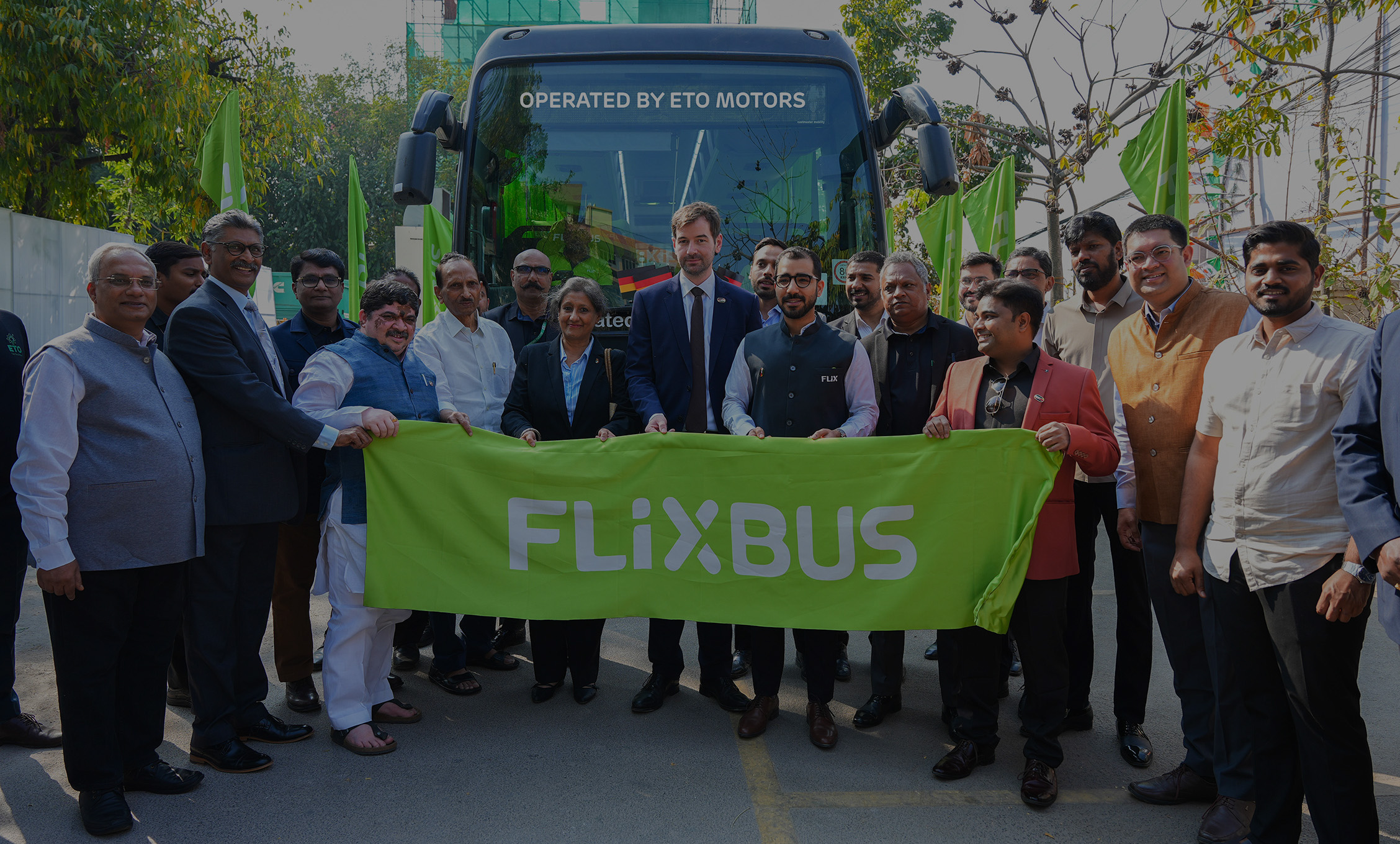 Flix bus launch photo