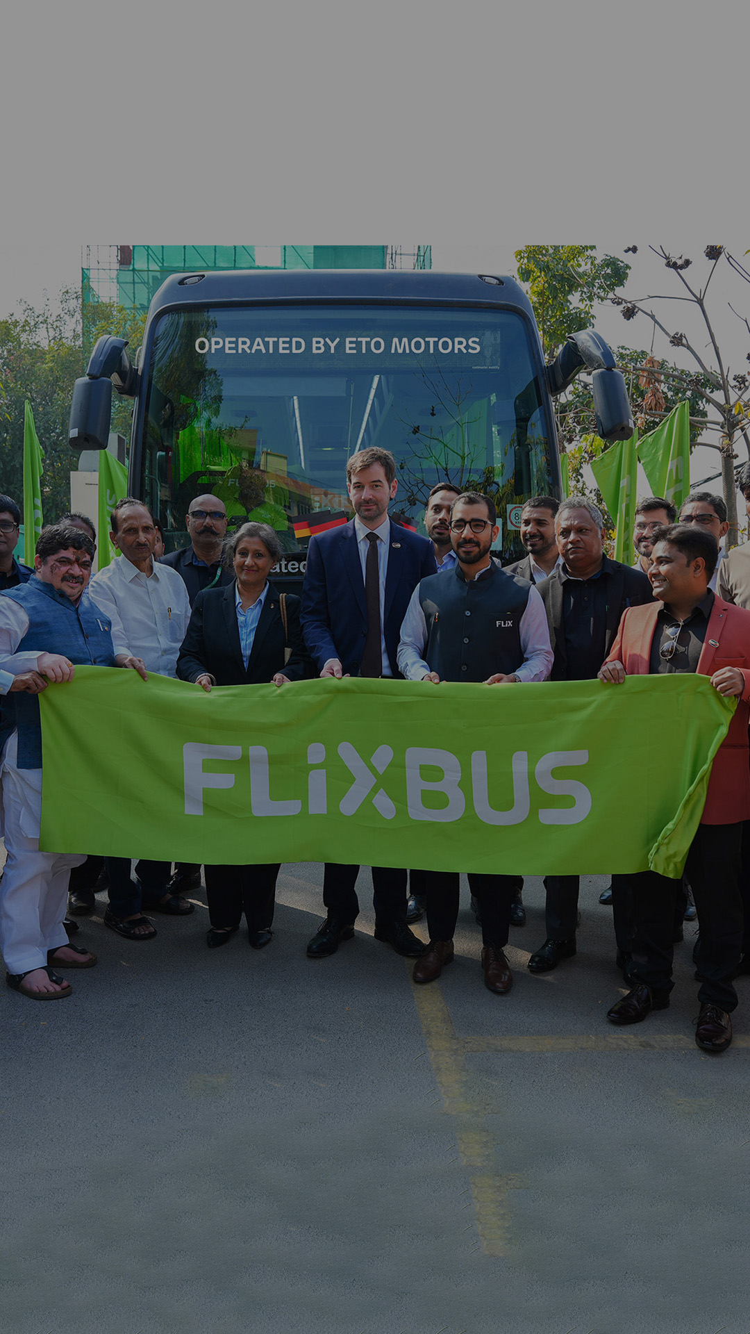 Flix bus launch photo